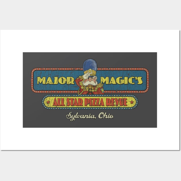 Major Magic's All Star Pizza Revue Wall Art by JCD666